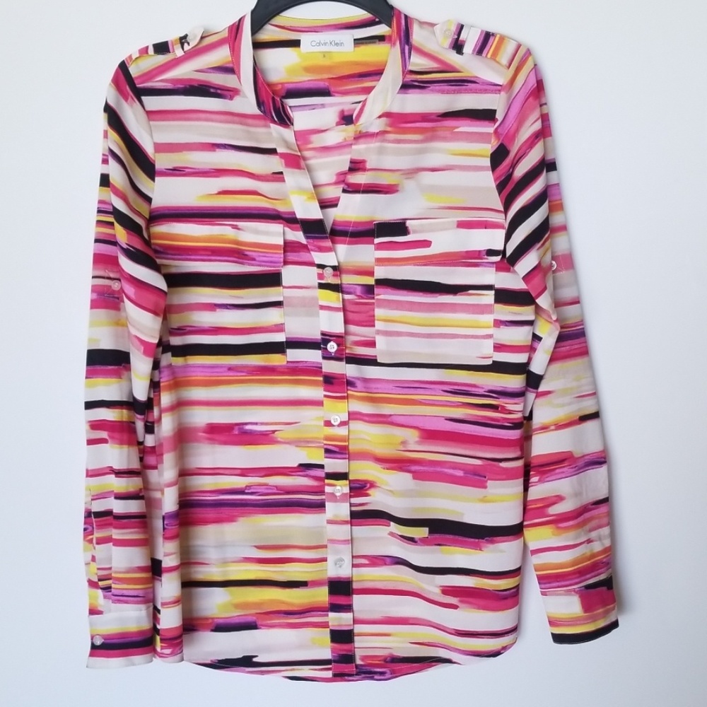 Colorful CK 2-way Blouse, S